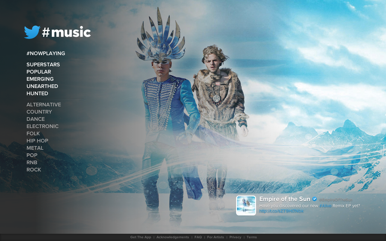 Twitter music